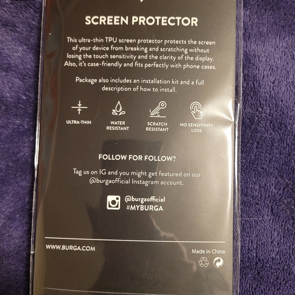 Burga screen protector (Samsung S20 Plus) - Picture 2 of 2